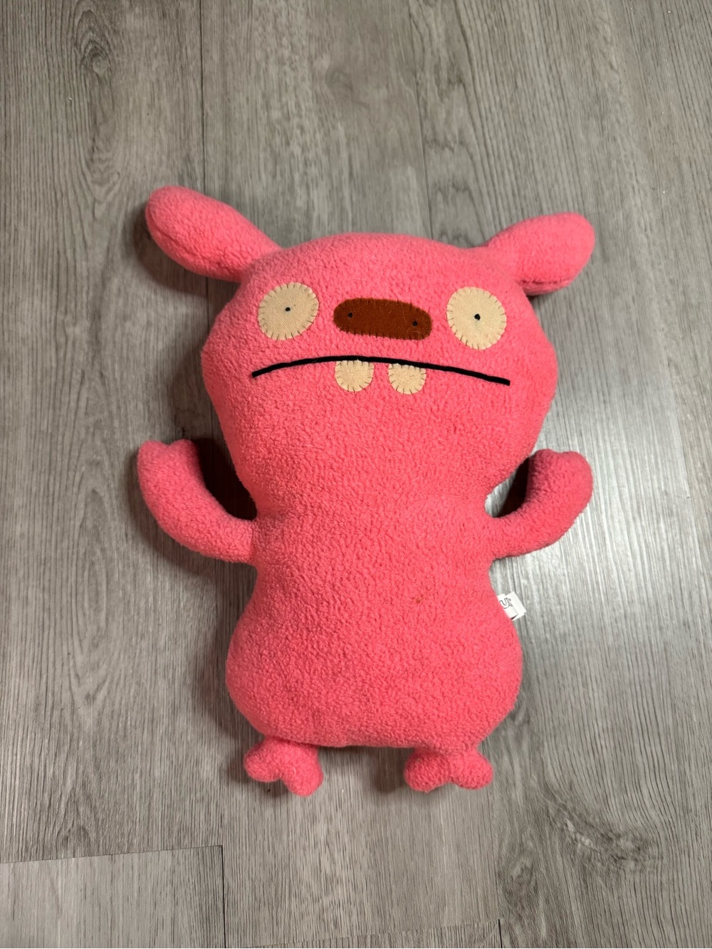 Uglydoll Puglee Pink Plush Stuffed Animal 2007